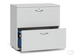 Hangmappenkast MULTI M pro lichtgrijs 2 lades