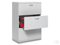Hangmappenkast MULTI M pro lichtgrijs 3 lades