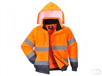 HI-Vis 2-in-1 Bomberjack maat Small, Orange