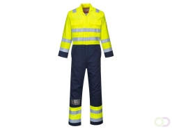 Bizflame Work Hi-Vis Antistatische Overall maat 4XL, "Bizflame Work Hi-Vis Anti-Static Coverall offers all the benefits of flame