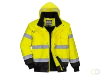 Hi-Vis 3-in-1 Contrast Bomberjack maat L, "Versatile and comfortable protection against all weather conditions. The detachable f