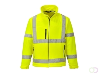 Hi-Vis Klassiek Softshell Jack (3L) maat L, Yellow