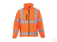 Hi-Vis Softshell Jack (3L) maat 4XL, Orange