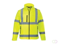 Hi-Vis Softshell Jack (3L) maat 4XL, Yellow