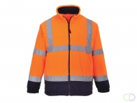 Hi-Vis Twee Kleuren Fleece maat Large, OrNa