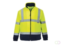 Hi-Vis Twee Kleuren Fleece maat Medium, YeNa