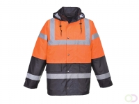 Hi-Vis Tweekleuren Parka maat Large, Orange