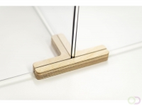Houten voetstuk t.b.v. Scheidingsscherm Plexiglas, 3-weg