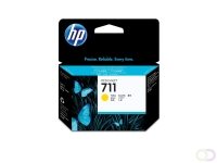 HP 711 gele DesignJet inktcartridge, 29 ml (CZ132A)