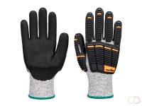 Impact C13 Nitril foam Handschoen maat M, "This glove combines comfort grip impact and cut resistance with a seamless liner for