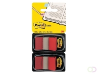 Indextabs Post-it 680 25.4x43.2mm duopack rood 2x 50 tabs