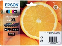 Inktcartridge Epson 33XL T3357 2x zwart   3 kleuren