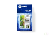 Brother LC422XLVAL inktcartridge 4 stuk(s) Origineel Zwart, Cyaan, Magenta, Geel (LC422XLVAL)