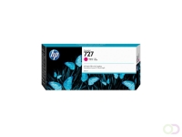 HP 727 magenta DesignJet inktcartridge, 300 ml (F9J77A)