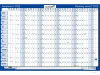 Jaarplanner 2026 Legamaster 90x60cm horizontaal gelamineerd Engelstalig