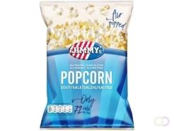 Jimmy's Popcorn, zout, zak van 17 g