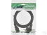 Kabel inLine STROOM C13 recht - CEE7/7 haaks 1,8 meter zwart