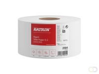Toiletpapier Katrin Gigant S jumbo klein 2-laags 150m wit 2504