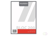 Kladblok Aurora 210x270mm blanco 200 vel 45gr