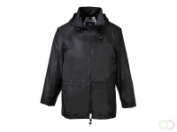 Klassieke Volwassen Regenjas maat 4XL, Black