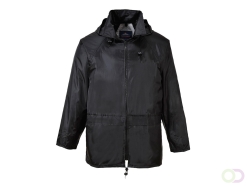 Klassieke Volwassen Regenjas maat 4XL, Black