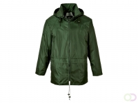 Klassieke Volwassen Regenjas maat Medium, Olive