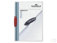 Klemmap Durable Swingclip 30 vellen rood
