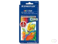 Staedtler kleurpotlood Noris Club 12 potloden in een kartonnen etui