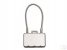 Kofferslot Threecode, mat zilver