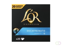 Koffiecups L'Or espresso Decaffeinato 20 stuks