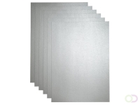 Kopieerpapier Papicolor A4 300gr 3 vel metallic zilver