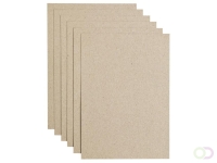 Kopieerpapier Papicolor A4 220gr 6 vel kraft grijs