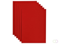 Kopieerpapier Papicolor A4 200gr 6 vel rood