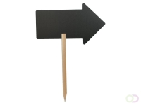 Krijtbord Securit pijl 440x270mm met houten pin
