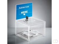 Actiebox Sigel transparant incl slot 15x22x15mm cm   insteek voor A6