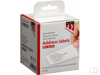 Labeletiket Quantore 99012 36x89mm adres wit 2 rollen