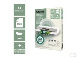 Lamineerhoes Fellowes A4 light 50% gerecycled glans 100stuks