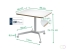 Zit-sta bureau Leitz Ergo compact wielen