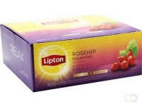 Lipton thee, Rozebottel, Infusion, doos van 100 zakjes