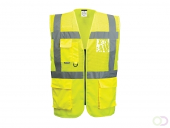 Madrid Executive Mesh Vest maat Large, Yellow