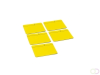 Magneetfolie Scrum geel, set van 5 stuks