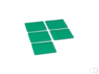 Magneetfolie Scrum groen, set van 5 stuks