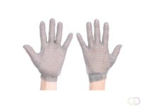 Maliënkolder handschoen maat L, "Perfect for meat processing environments when protection against sharp blades is vital. Clip fa