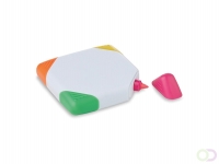 Markeerstif 4 kleuren Squarie, wit