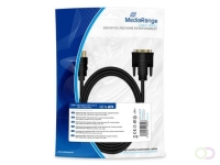 MediaRange HDMI™ to DVI Connection Cables, 2.0m, Black