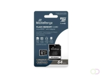 MediaRange microSDXC™ Memory Card with SD Adapter, Class 10, 64GB