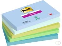 Memoblok 3M Post-it 655 76mmx127mm Super Sticky Oasis 5 stuks