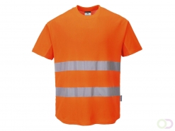 Mesh T-Shirt maat Small, Orange