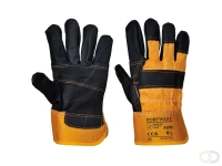 Meubel lederen Werkhandschoen maat XL, Yellow