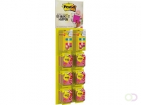 Mobile Display 2021 Post-it® Note Cube Neon 76mmx76mm 20%GRATIS + Post-it® Index Smal 12x43mm 3+2 GRATIS